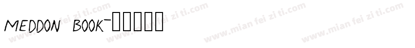 meddon book字体转换